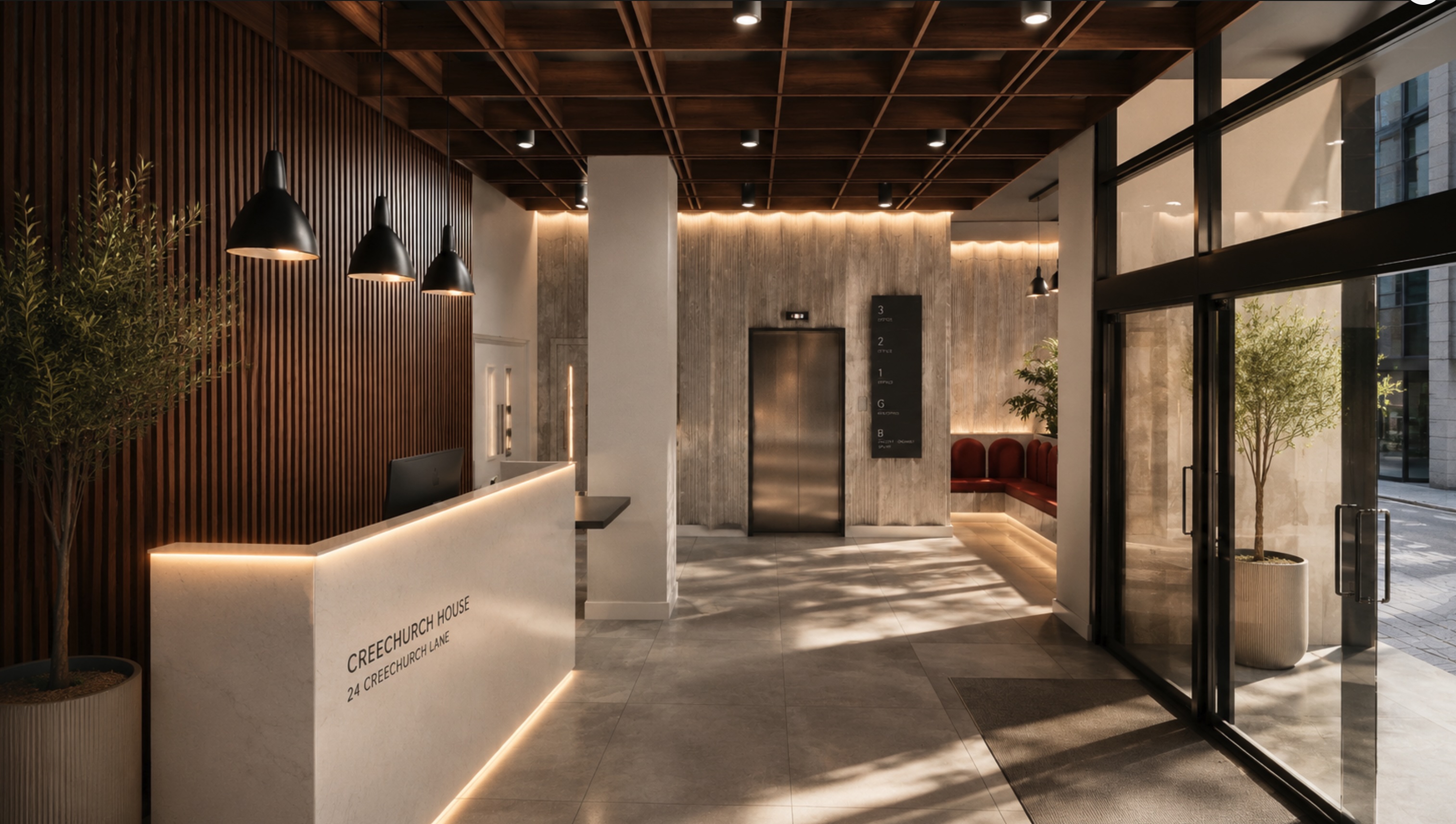 Creechurch House reception